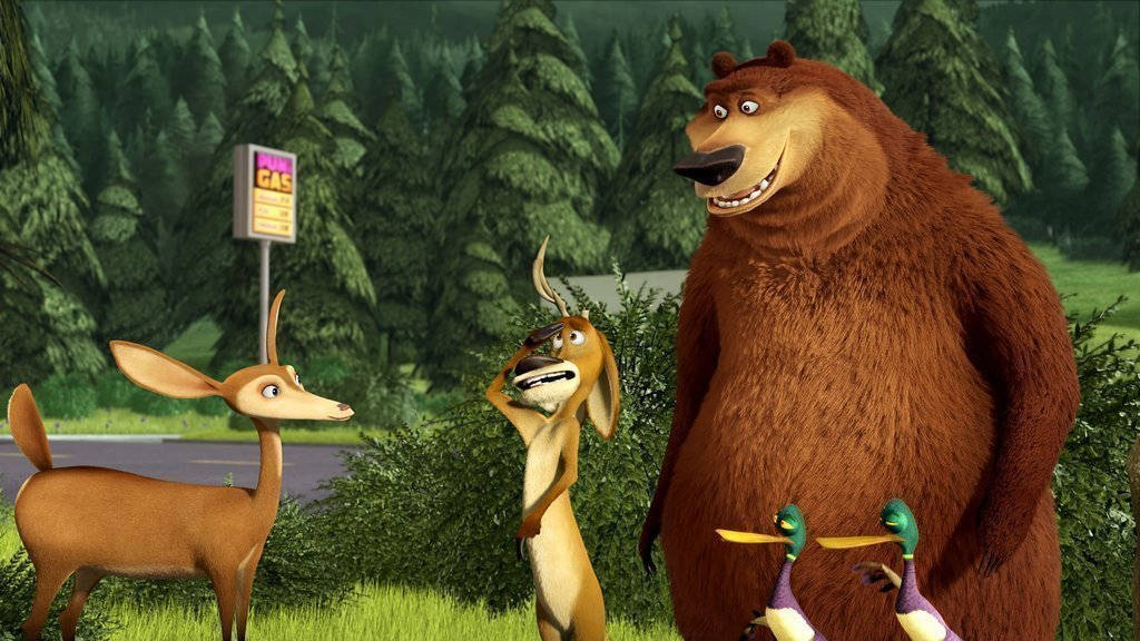 Cute Animated Animals Open Season Wallpaper