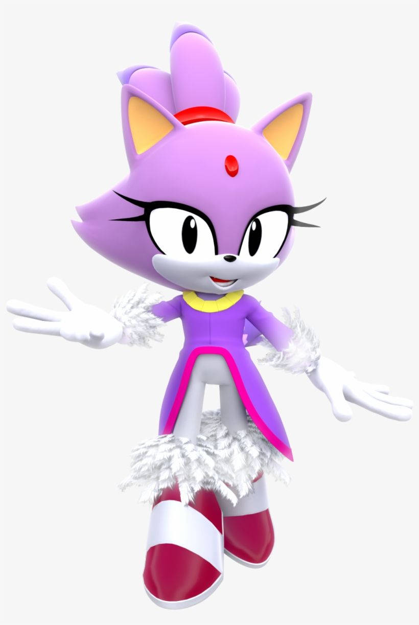 Cute Blaze The Cat Wallpaper