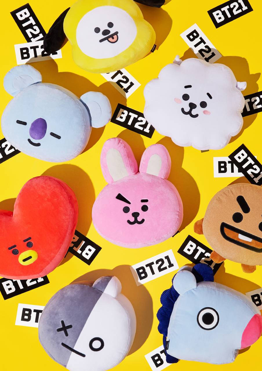 Cute Bt21 Plushie Wallpaper