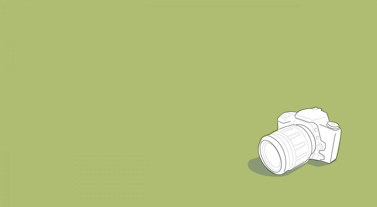 Cute Camera Art Deco Wallpaper