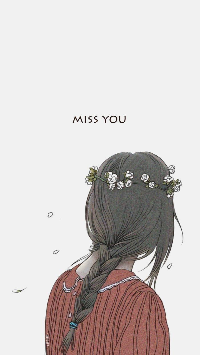 Cute Couple Matching Miss You Wallpaper