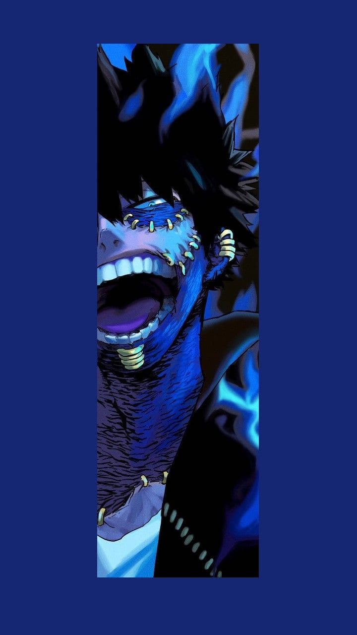 Cute Dabi Dark Blue Aesthetic Wallpaper