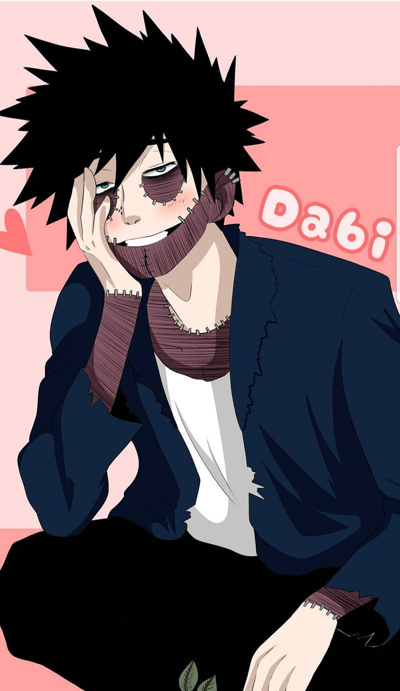 Cute Dabi Pink Fanart Wallpaper