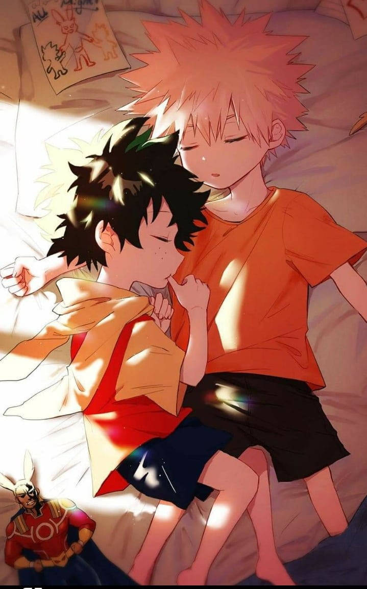 Cute Deku And Kaccan Wallpaper