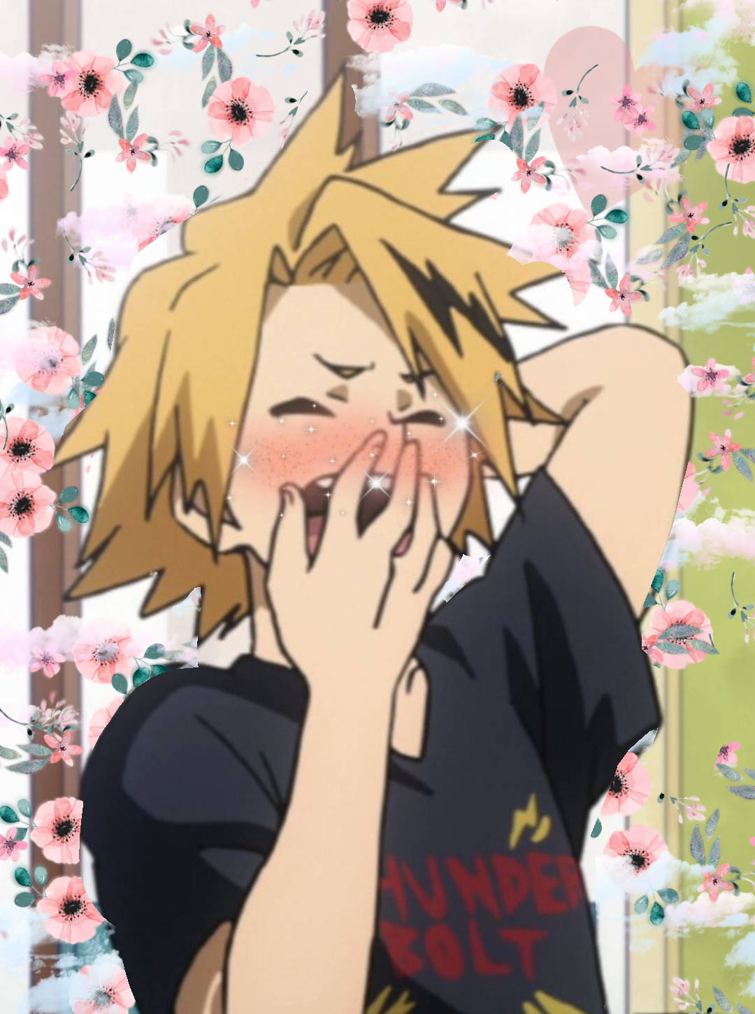 Cute Denki Yawning Wallpaper