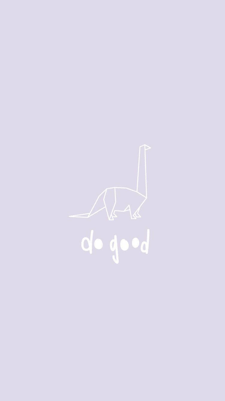 Cute Dinosaur Origami Do Good Wallpaper