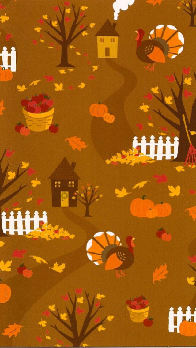 Cute Fall Phone 640 X 1136 Wallpaper