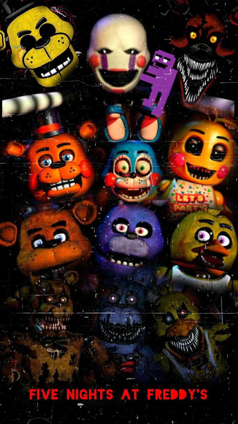 Cute Fnaf Characters Wallpaper