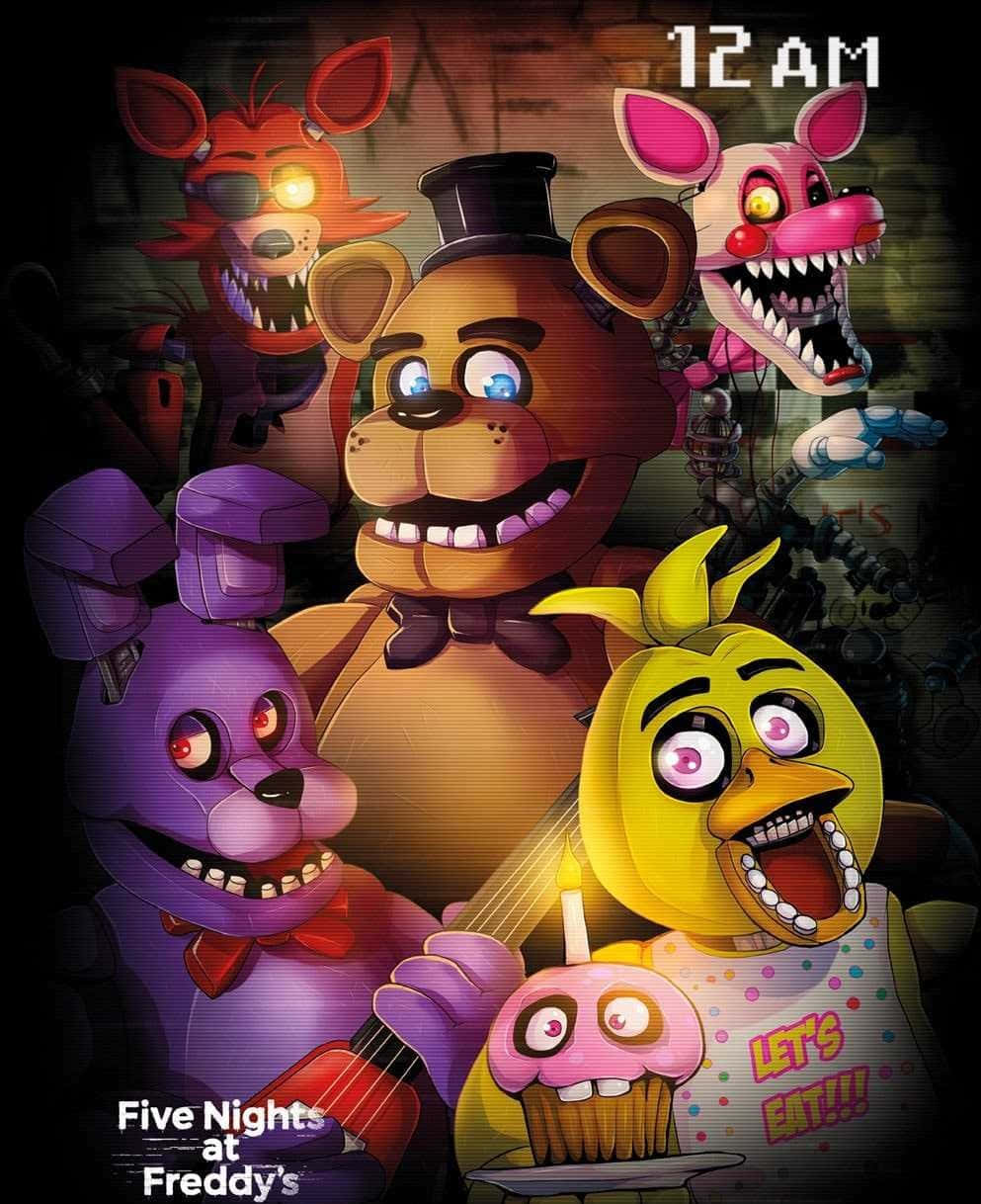 Cute Fnaf Poster Wallpaper