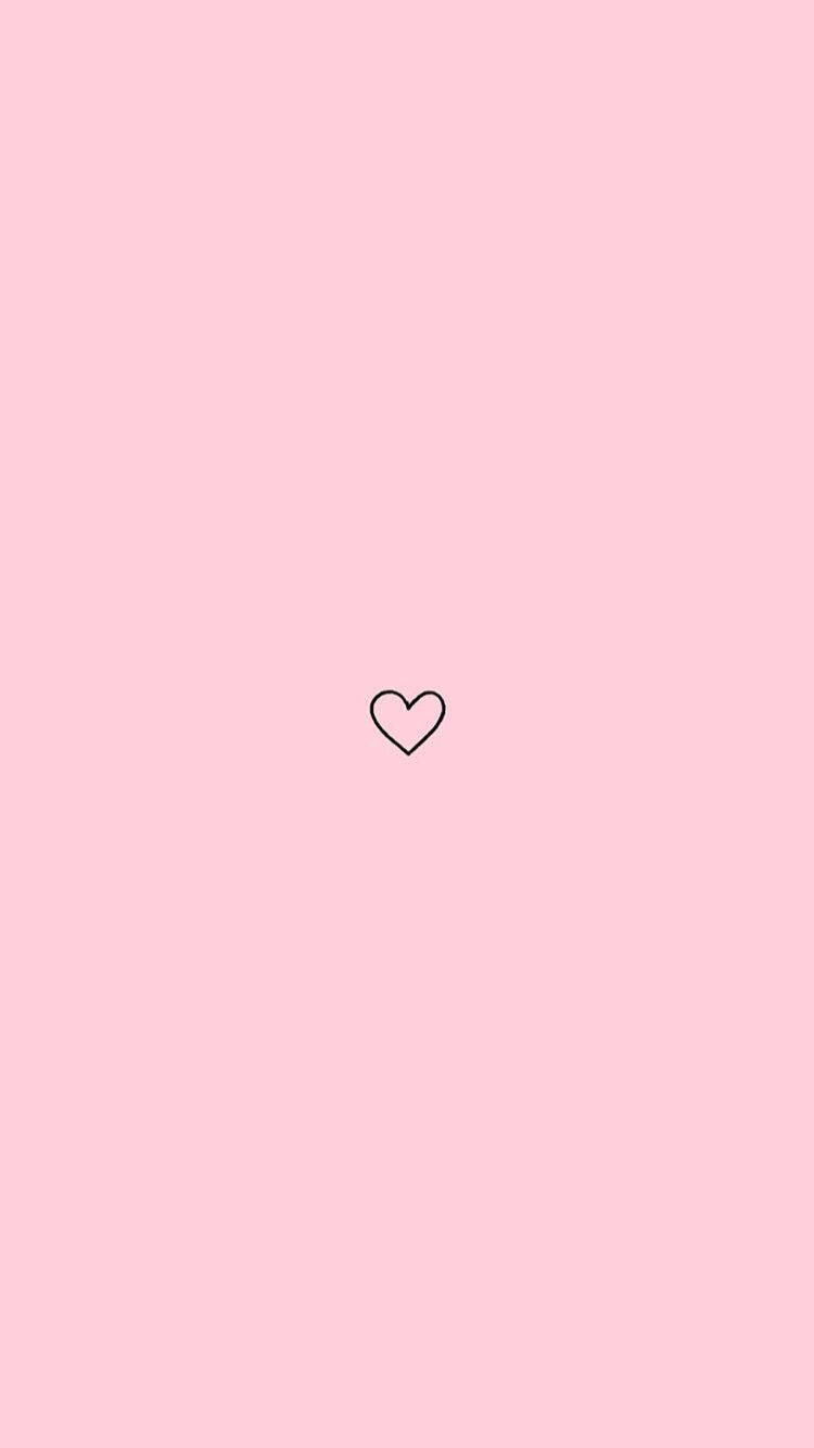 Cute Heart Aesthetic Phone Wallpaper