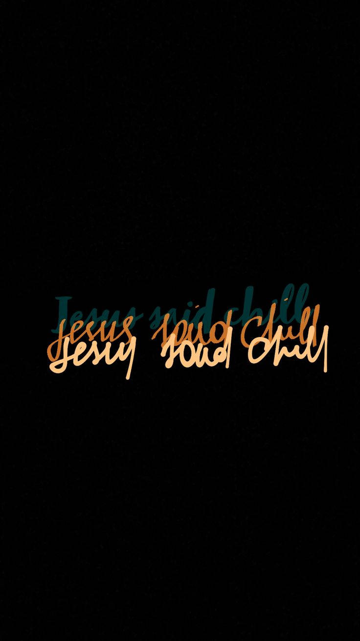 Cute Jesus Chill Wallpaper