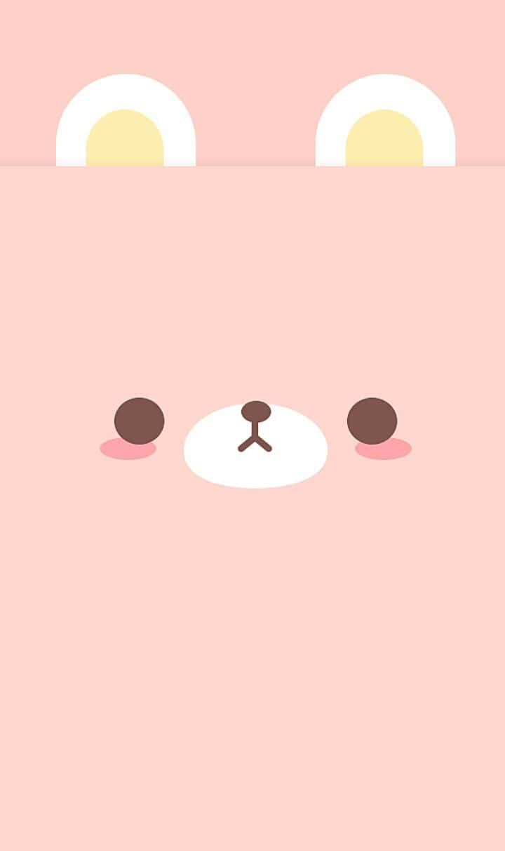 Cute Lock Screen Bear Ears Eyes Wallpaper