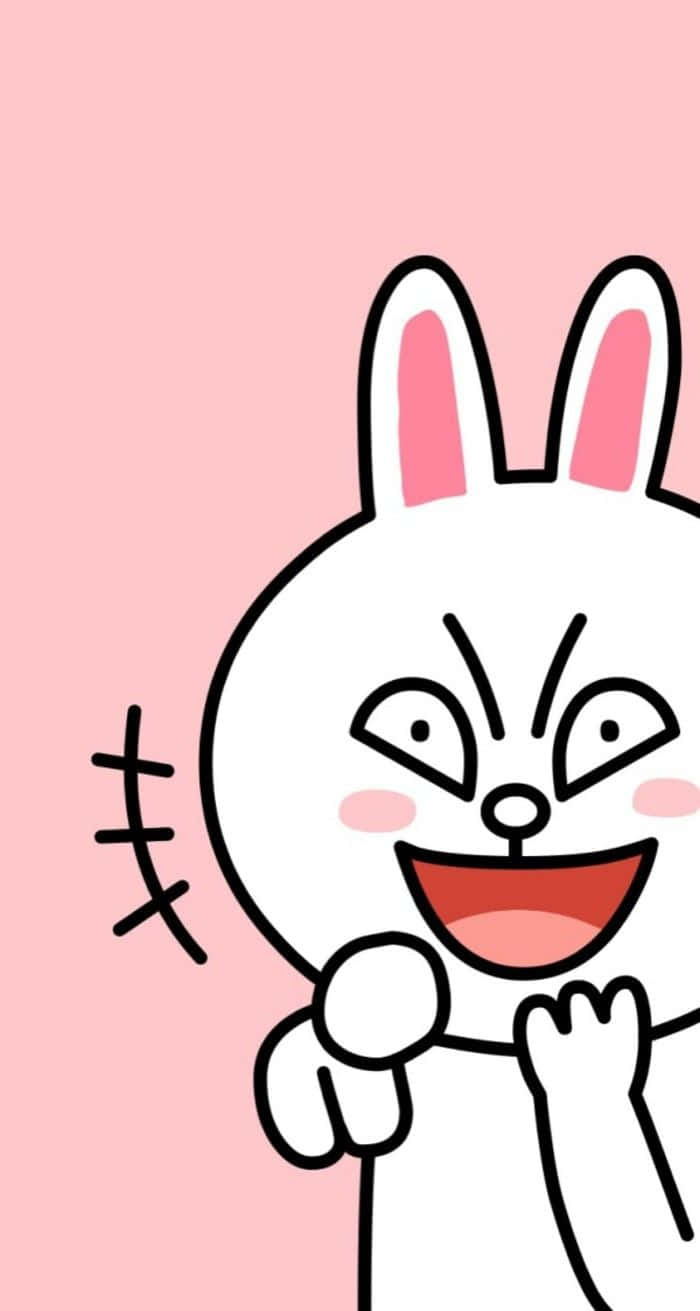 Cute Lock Screen Cony Laughing Wallpaper