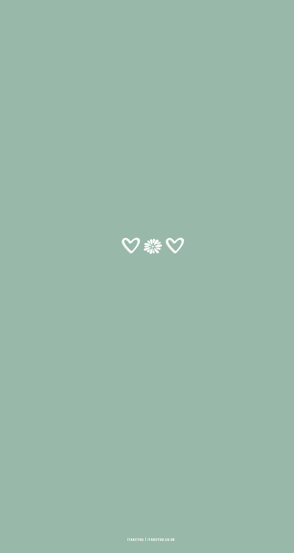 Cute Minimalist Heart Wallpaper