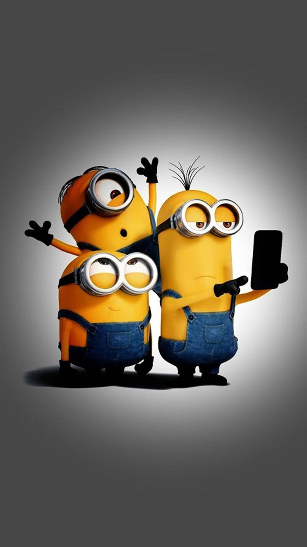 Cute Minion Taking Groupie Wallpaper