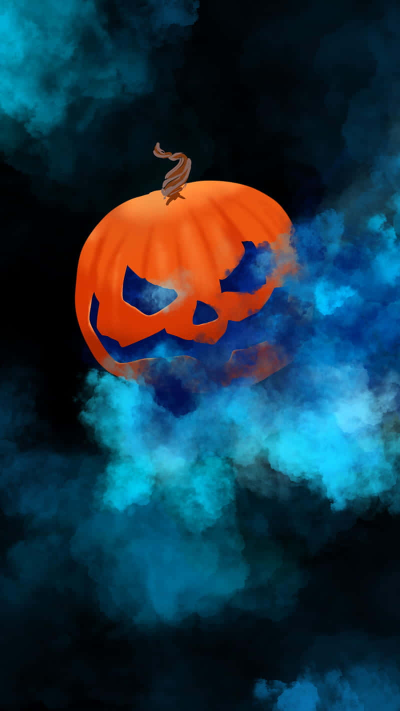 Cute Pumpkin Iphone Smoke Wallpaper