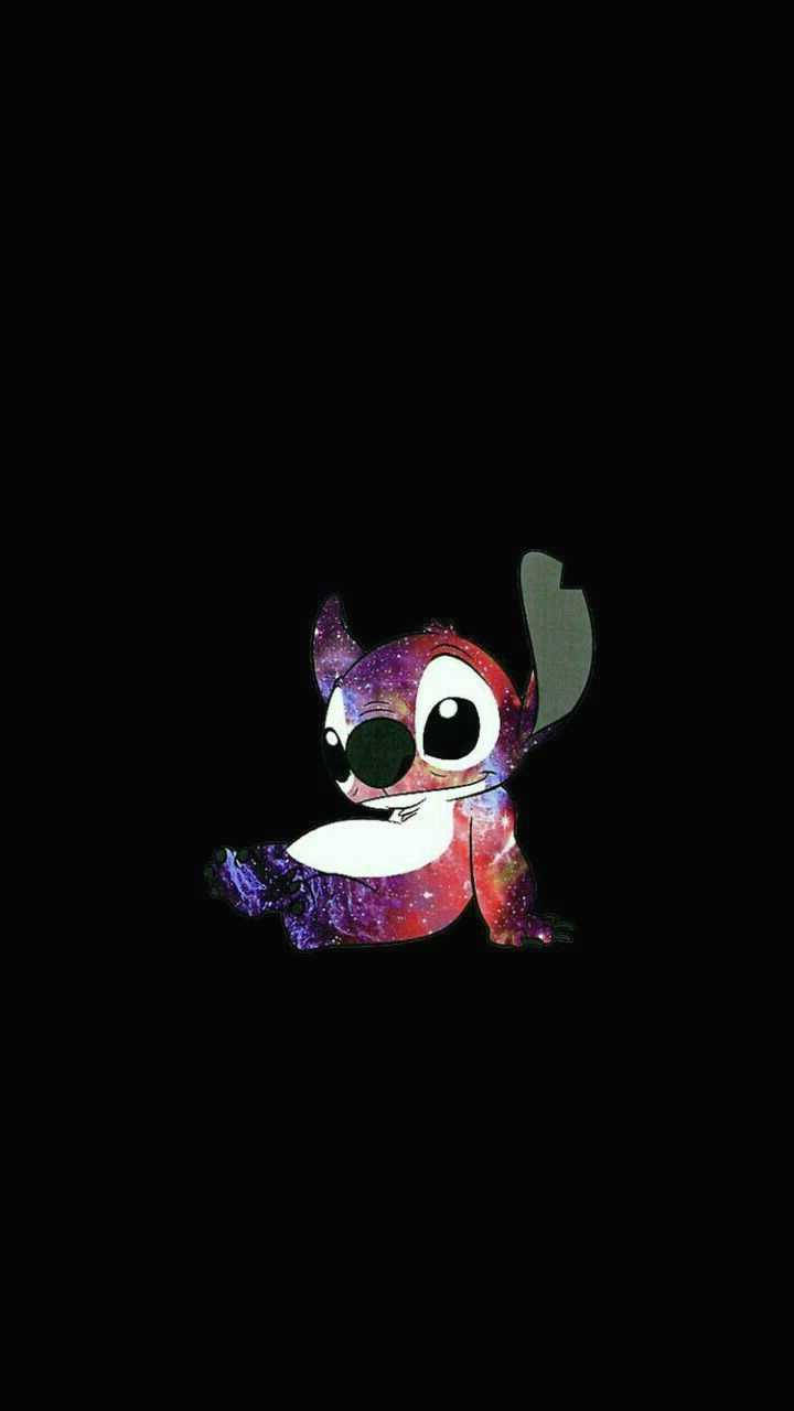 Cute Stitch Galaxy Wallpaper