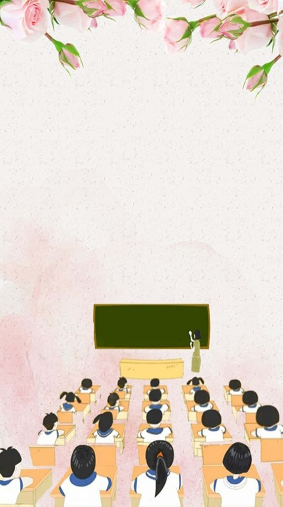 Cute Teacher In Portrait Wallpaper