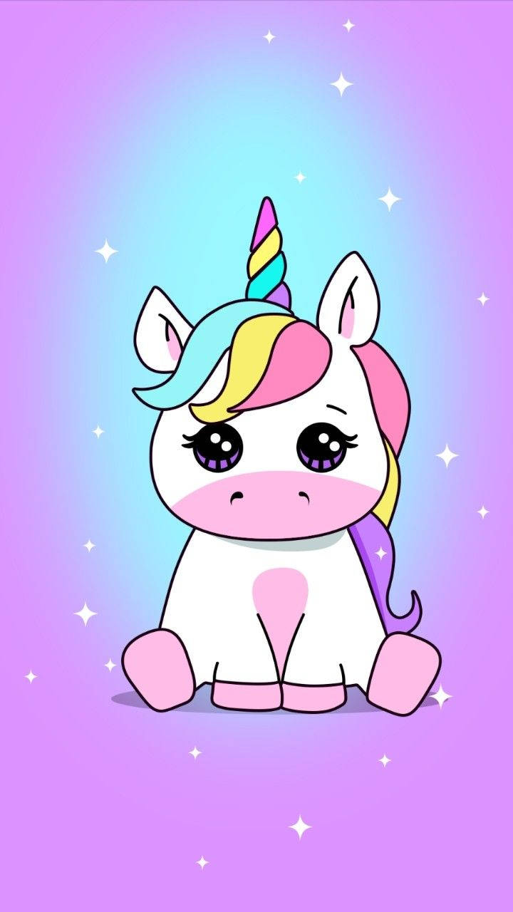 Cute Unicorn Aesthetic Phone Wallpaper