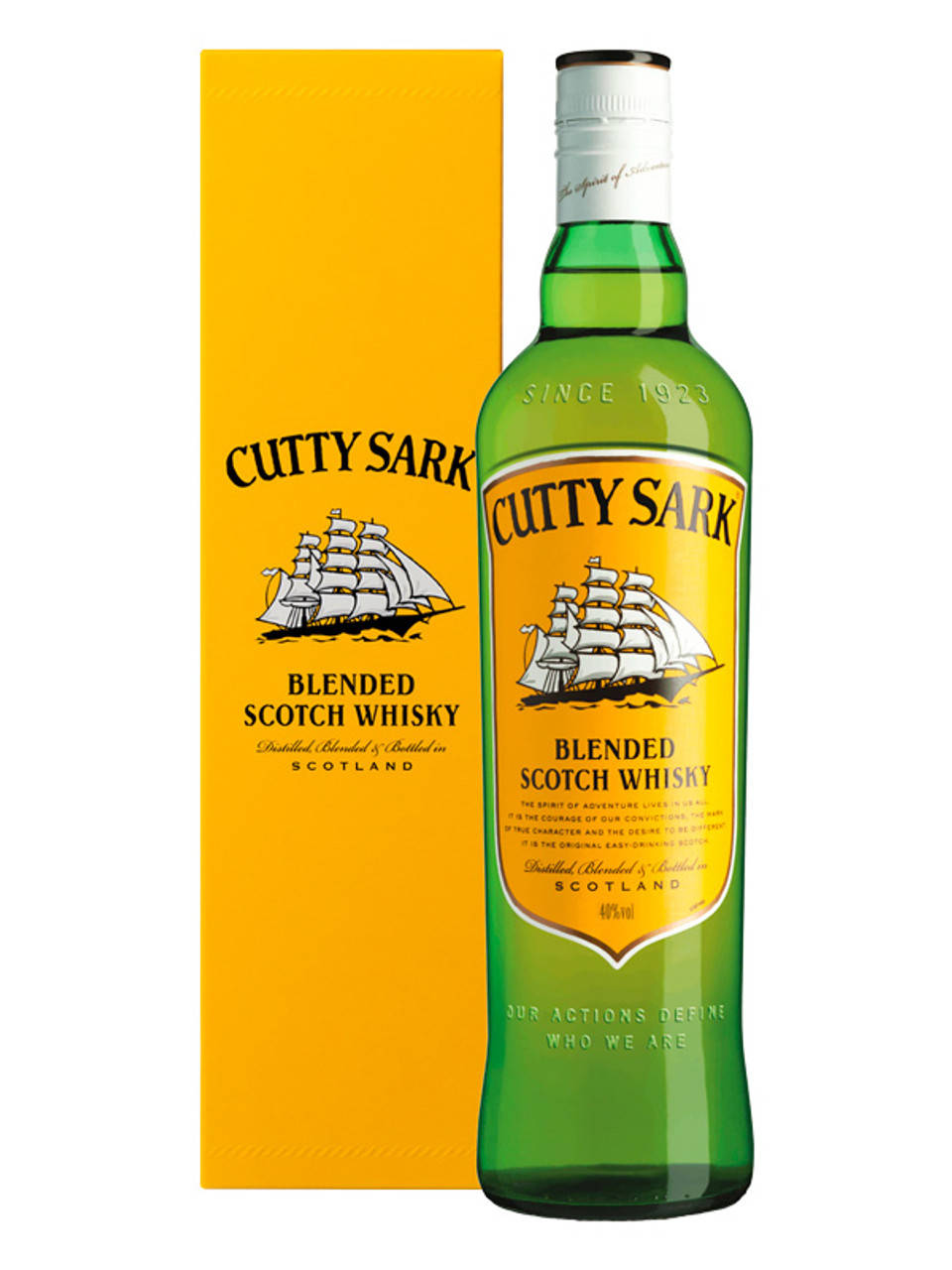 Cutty Sark Yellow Packaging Box Wallpaper