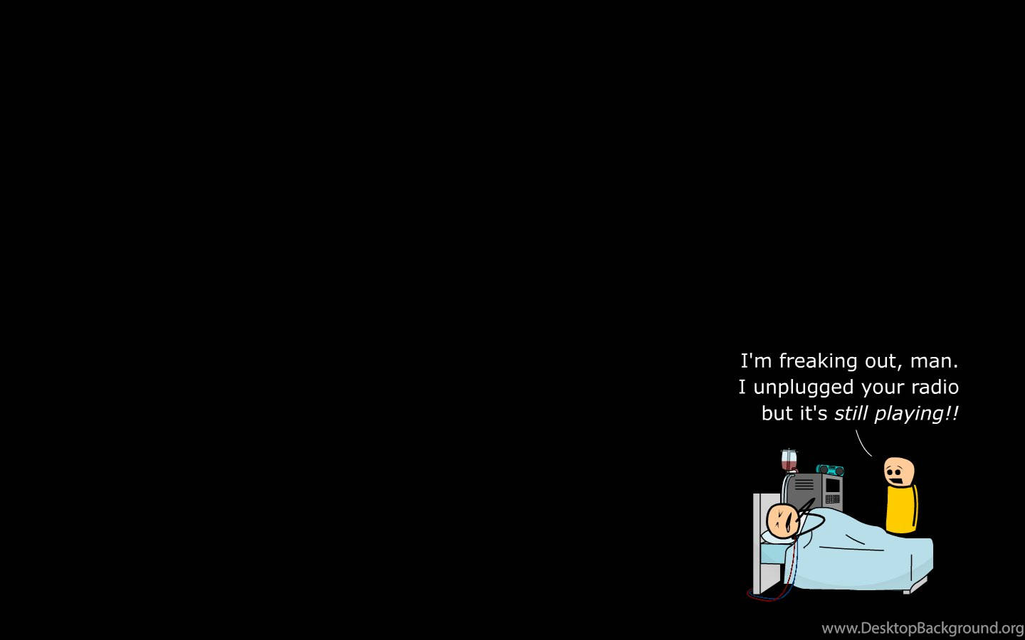 Cyanide & Happiness Poignant Comic Strip Wallpaper