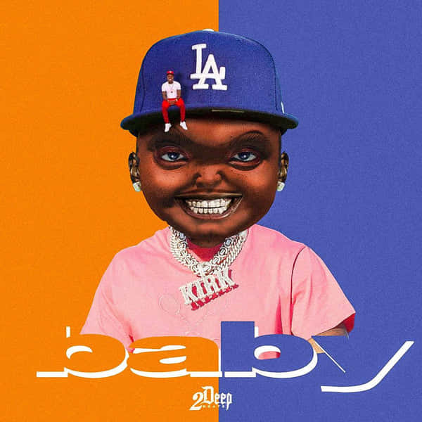 Dababy Cartoon In Pink Shirt Wallpaper