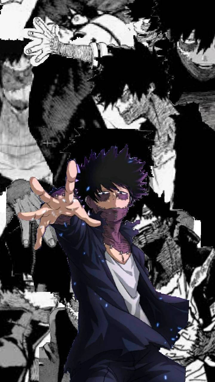 Dabi Manga Collage Aesthetic Wallpaper