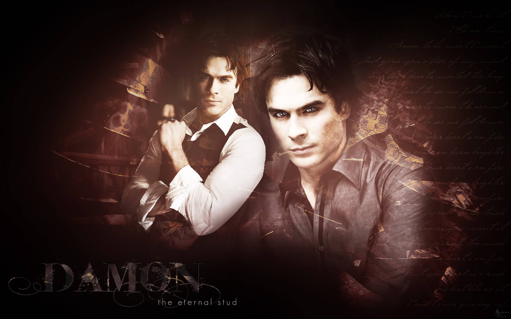 Damon Salvatore The Eternal Stud Wallpaper