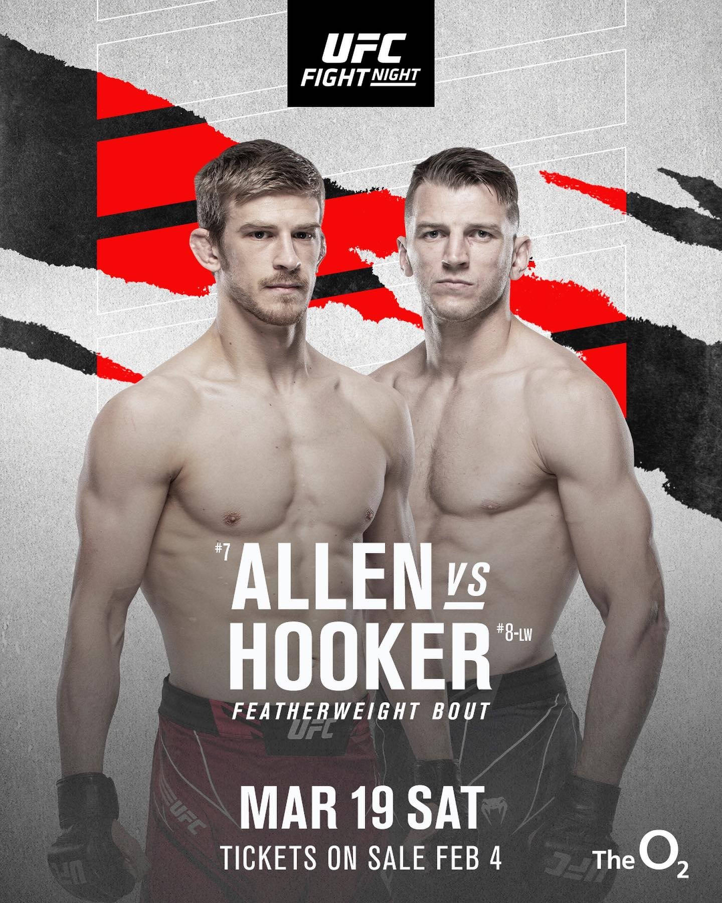 Dan Hooker And Arnold Allen Fight Wallpaper