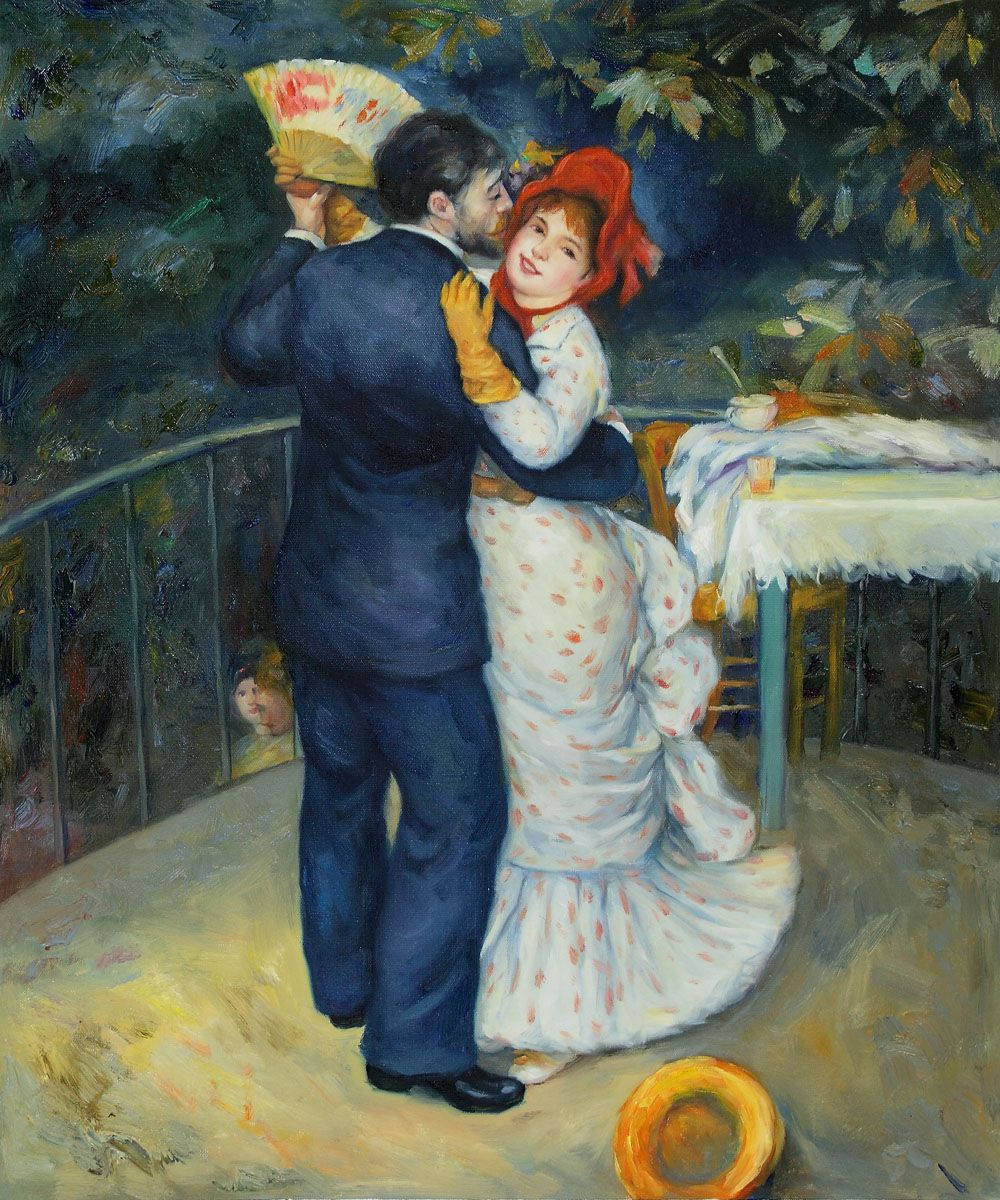 Dancing Couple By Renoir Wallpaper