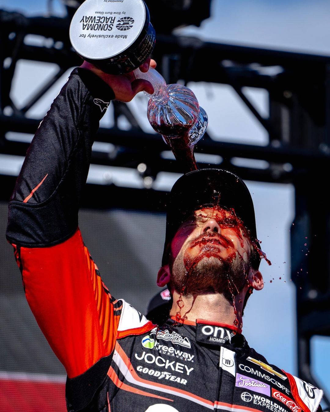 Daniel Suarez's Victory Wallpaper