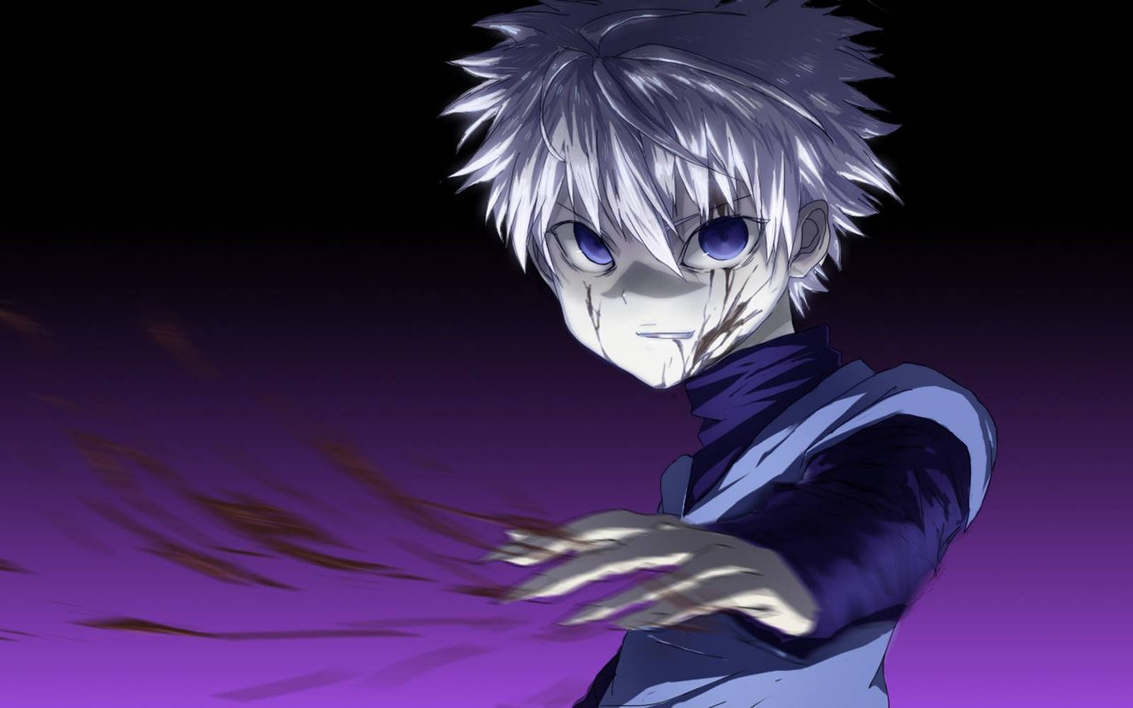 Dark Anime Killua Aesthetic Wallpaper