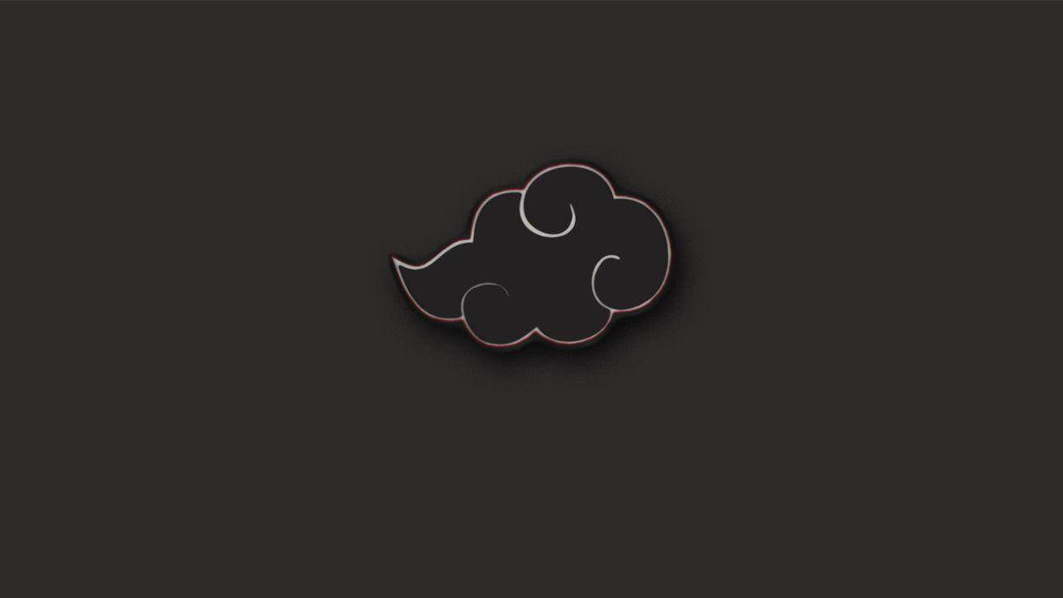 Dark Black Akatsuki Cloud Iphone Wallpaper