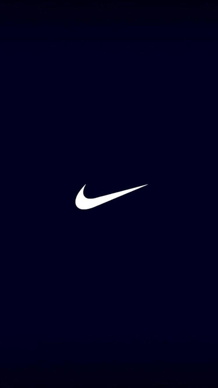 Dark Blue Nike Iphone Background Wallpaper