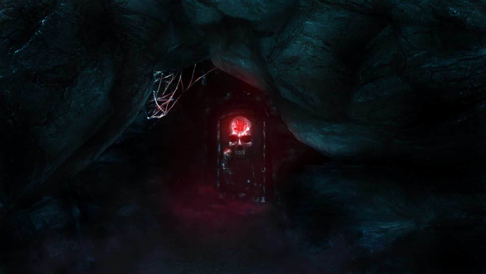 Dark Brotherhood Cave Door Wallpaper