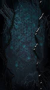 Dark Circuit Board Themes Wallpaper