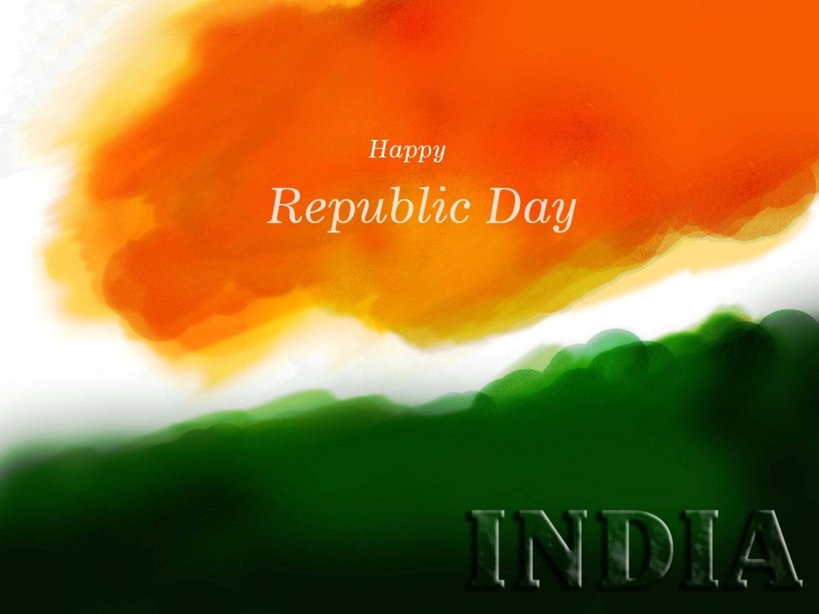 Dark Green Republic Day Wallpaper