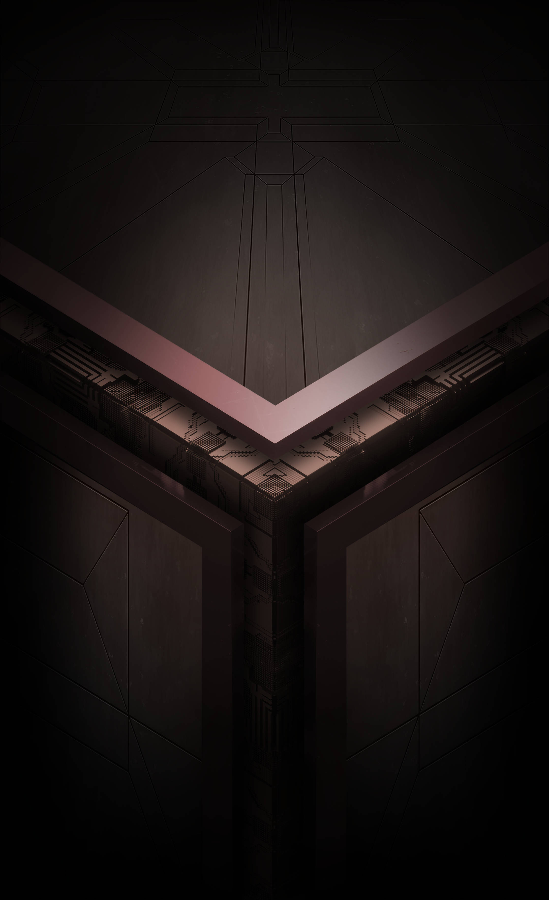 Dark Grey Asus Rog Phone Wallpaper