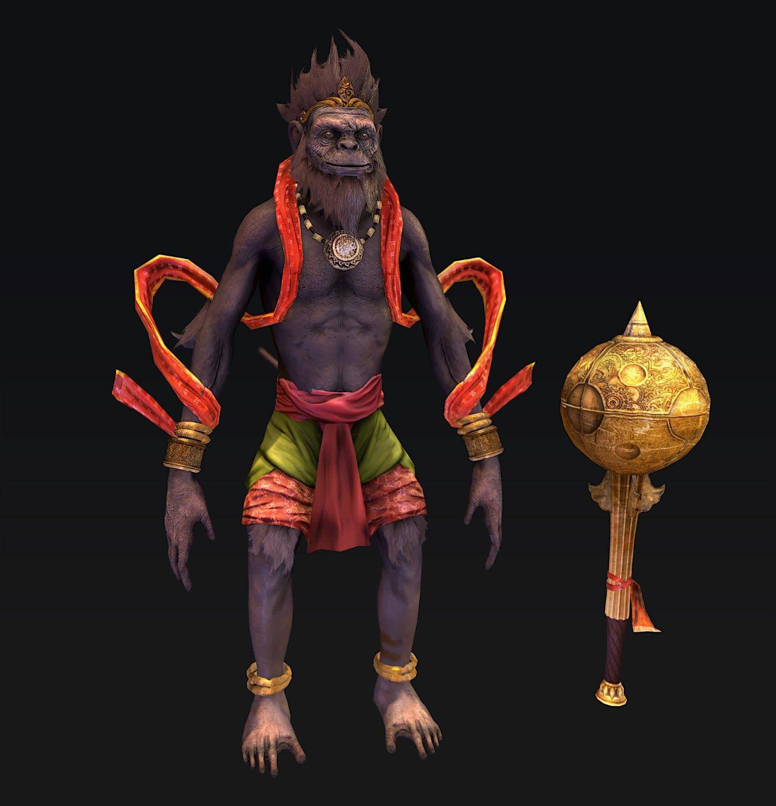 Dark Lord Hanuman 3d Wallpaper