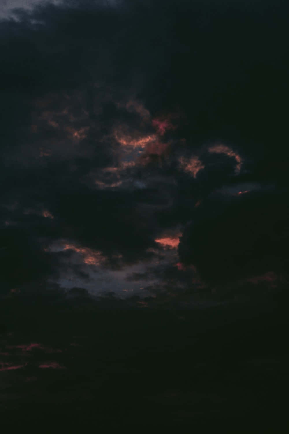 Dark, Ominous Clouds Blocking Out The Sun Wallpaper