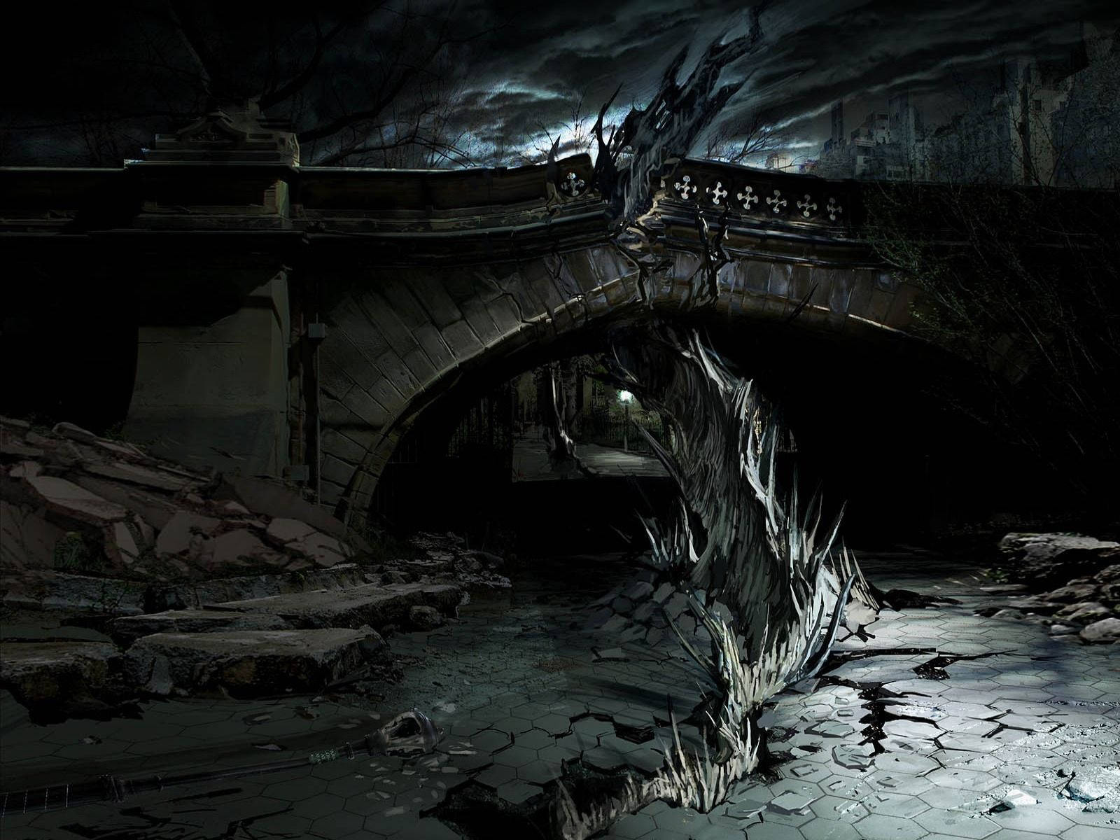 Dark Underground Japanese Dragon Pc Wallpaper