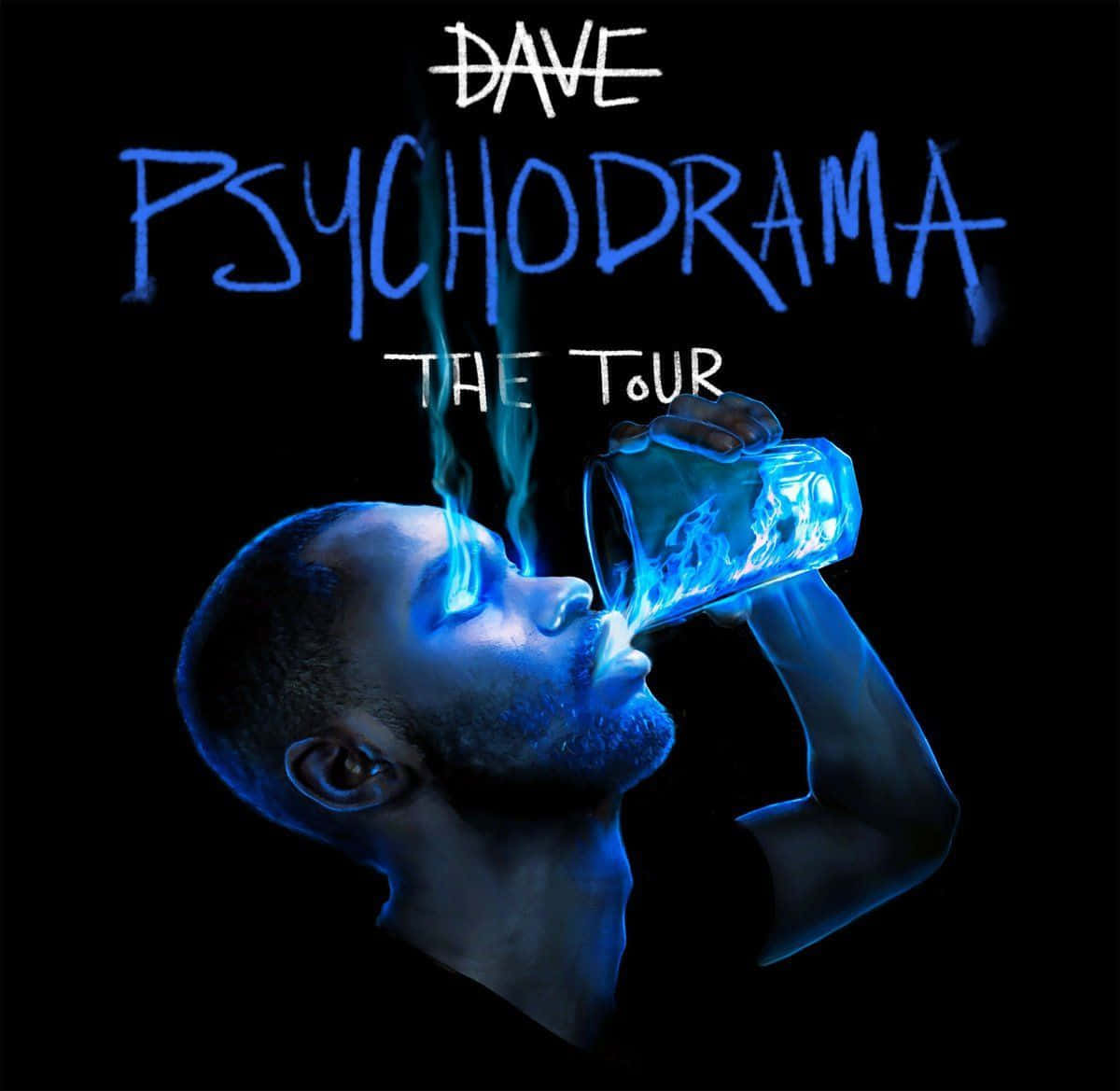 Dave Psychodrama The Tour Promotional Art Wallpaper