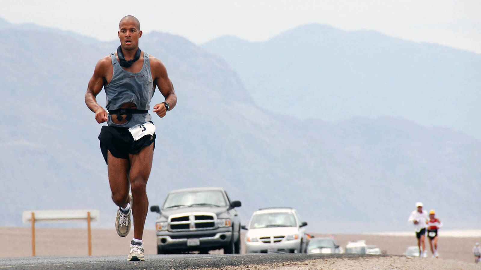 David Goggins Marathon Race Wallpaper