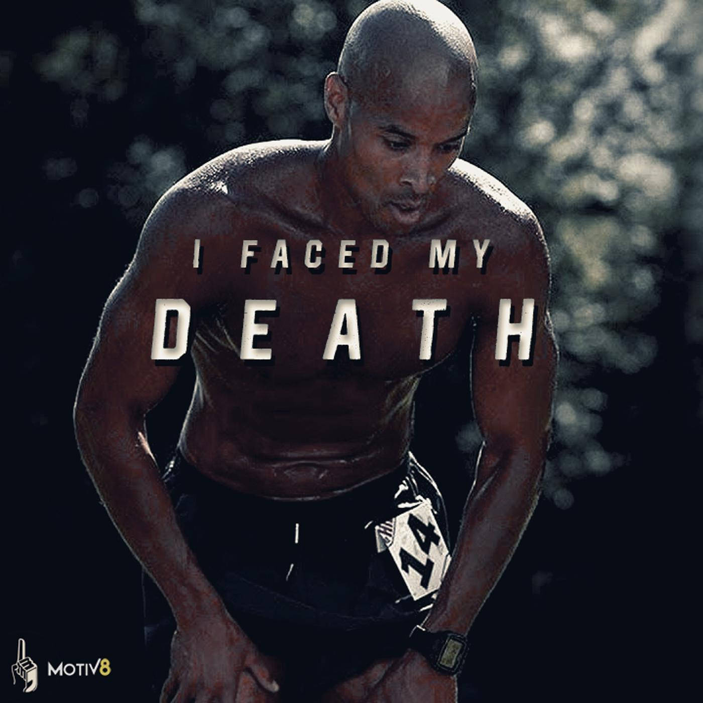 David Goggins Training With Quote Wallpaper