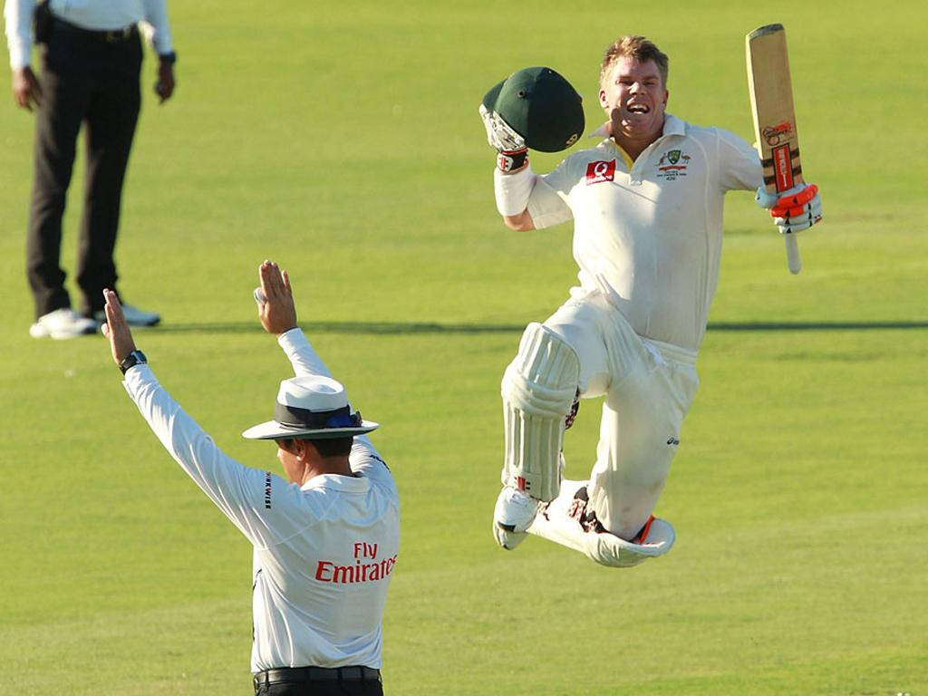 David Warner Celebrating Wallpaper