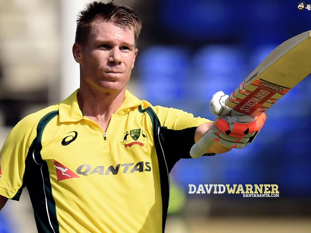 David Warner In Yellow Wallpaper