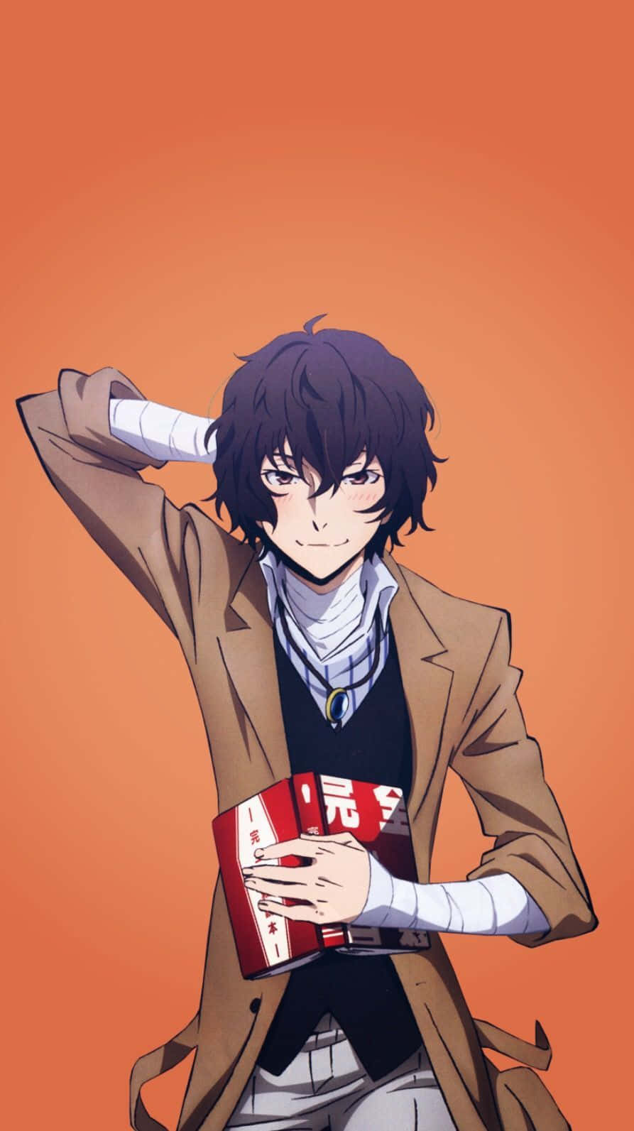 Dazai Osamu Anime Fanart Chilling Pose Wallpaper