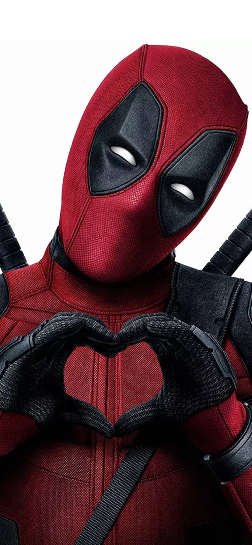 Deadpool Heart Pose Marvel Iphone Xr Wallpaper