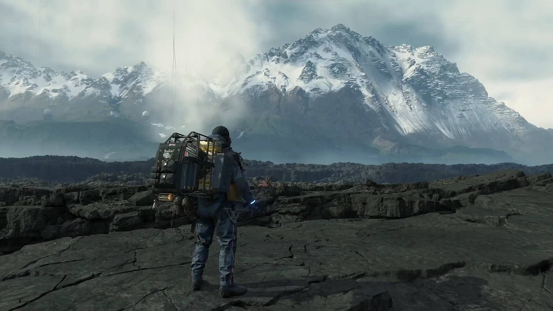 Death Stranding 1920x1080 Mountain Journey Wallpaper