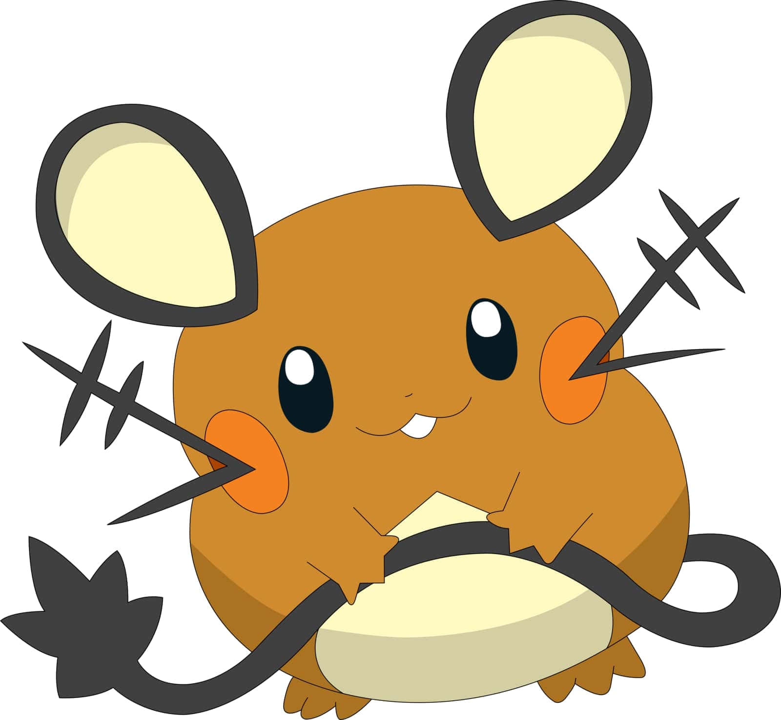 Dedenne Art On White Wallpaper